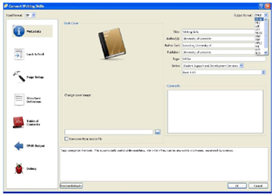 convertir pdf avec calibre de cbz