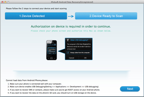Activer usb