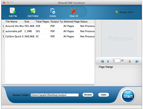 ajouter des fichiers à combiner plusieurs fichiers PDF sur Mac