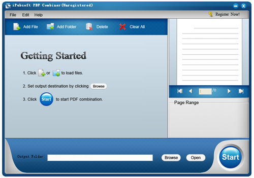 lancer le logiciel pour consolider les fichiers PDF en un seul