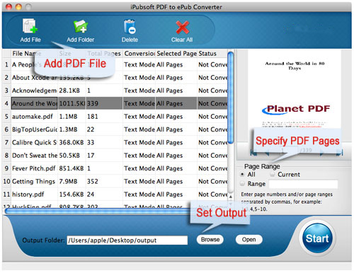 charger des fichiers pdf