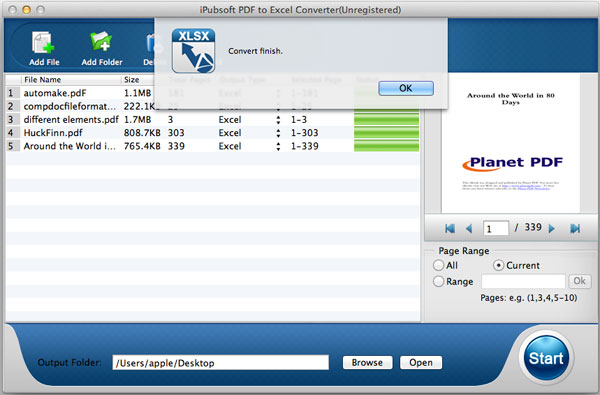 terminer la conversion