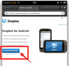 tÃ©lÃ©charger Dropbox pour Kindle Fire