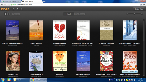lire Kindle livres sur pc avec application web