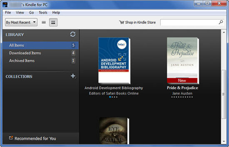 kindle for pc capture d'Ã©cran