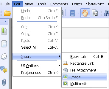 insÃ©rer des images en pdf avec foxit reader