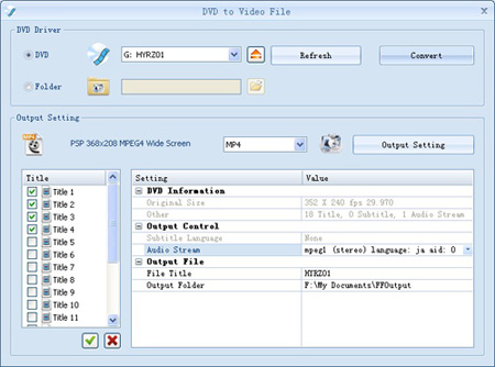 conversion de DVD en tablette de surface